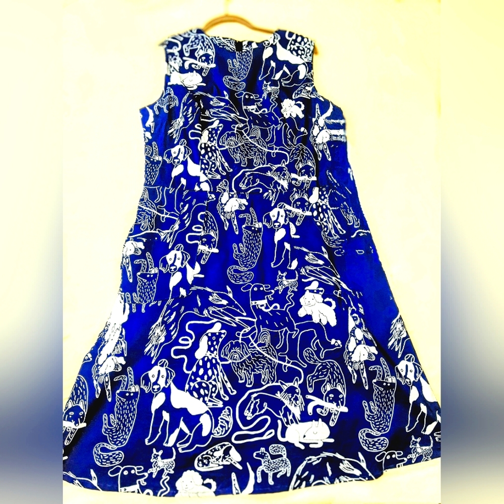 Nooworks- Dahlia Dress (Dogs) Size Large